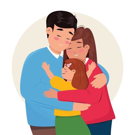 Father And Daughter Hugging Clipart Images