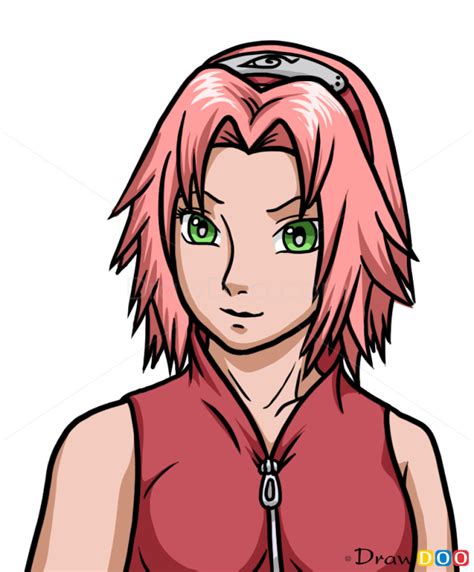 How To Draw Sakura Haruno From Naruto Online Drawing Drawings | Porn Sex Picture