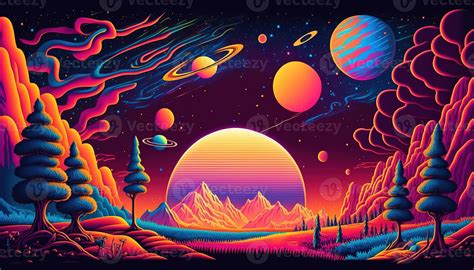 Psychedelic Space Wallpapers