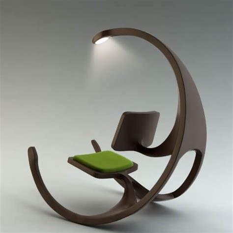 Modern Interpretation of the Rocking Wheel Chair with Unique Design - Interior Design, Design ...