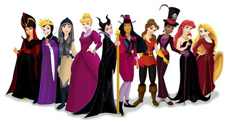 Disney Princesses as Disney Villains - Disney Villains Fan Art (24832597) - Fanpop