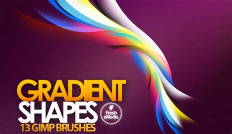 GIMP Gradient Shapes Brushes by Graphicclouds on DeviantArt