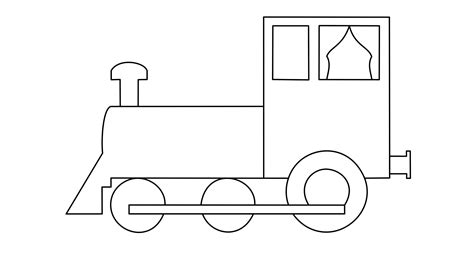 Train Drawing For Kids