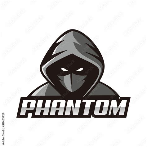 the hoodie phantom logo design Stock Vector | Adobe Stock