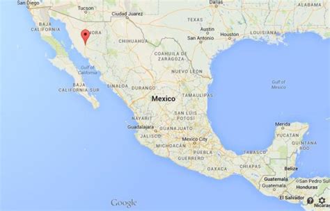 Where is Hermosillo on map of Mexico