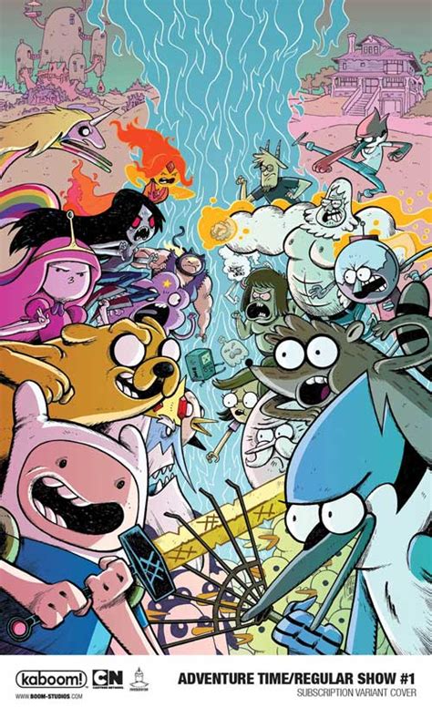 Adventure Time In First Crossover With Regular Show - Previews World