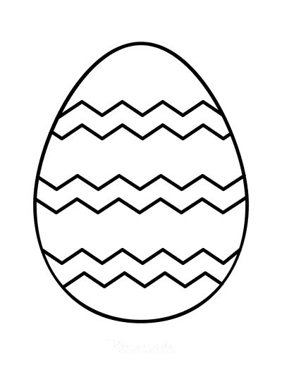 Easter Egg Pattern Coloring Page Coloring Pages