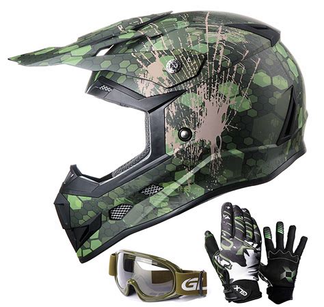 GLX Unisex-Child GX623 DOT Kids Youth ATV Off-Road Dirt Bike Motocross ...