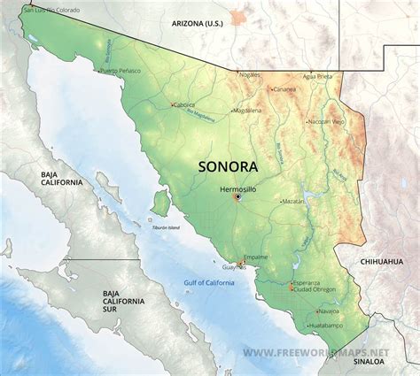 Sonora Map