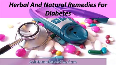 Herbal And Natural Remedies For Diabetes