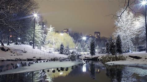 Central Park Winter Scenes Wallpapers - Wallpaper Cave