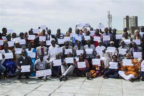 Religious leaders stand with girls in South Sudan | UNICEF South Sudan