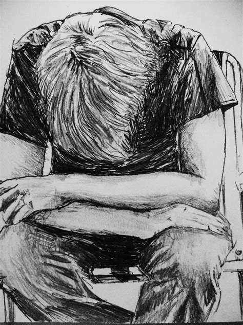 Sad Boy Sketch at PaintingValley.com | Explore collection of Sad Boy Sketch