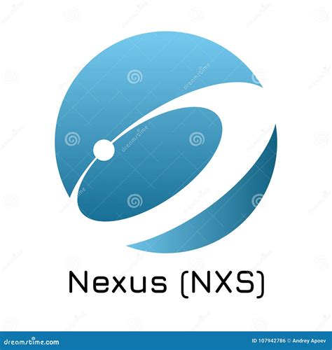 Nexus NXS. Vector Illustration Crypto Coin Icon Stock Vector - Illustration of payment, logo ...