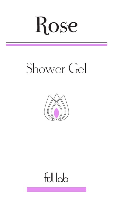 Rose – Shower Gel (500ml) – Flowerday Laboratories