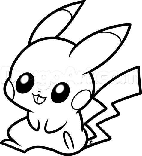 Pichu Baby Pokemon Coloring Pages : Kleurplaten: Kleurplaat Pichu - Pokemon coloring pages pichu ...