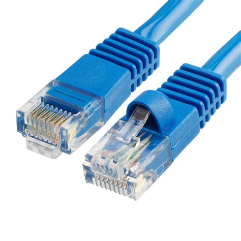 25ft Cat5e Ethernet Cable Blue | UTP, 350 MHz, 1Gbps, RJ45 LAN | Network Patch Cable