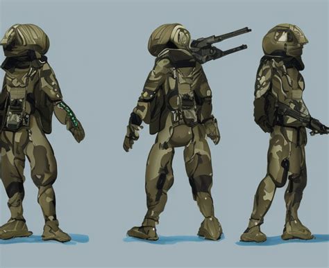 ArtStation - Sci Fi Military Concept Art Previews: December 2022