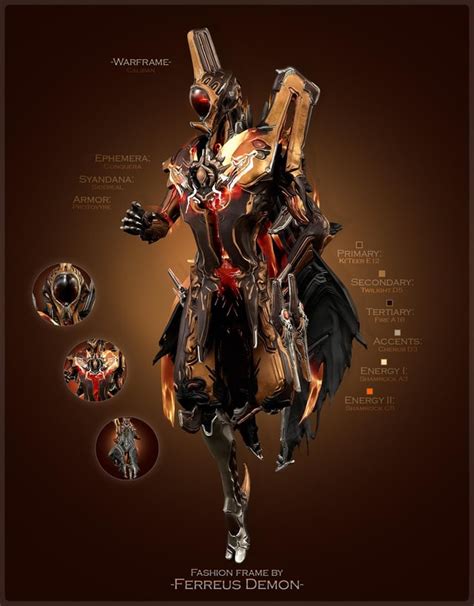 Caliban [fashion frame] : r/WarframeRunway