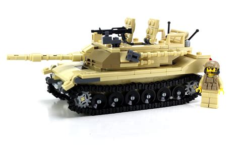 Buy Battle Brick Tan M1 Abrams Main Battle Tank Custom Set Online at desertcartINDIA