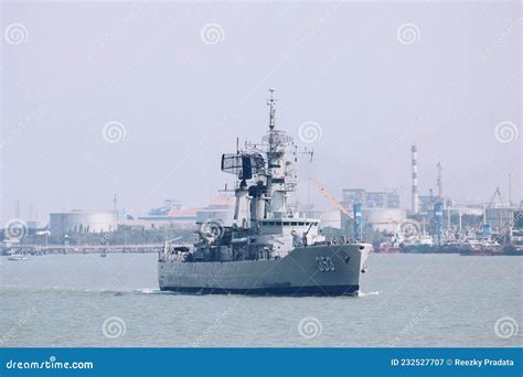 The Indonesian Navy Sail KRI KRI 353 YOS SUDARSO Frigate Battleship in ...