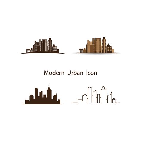 Modern urban logo 10413775 Vector Art at Vecteezy