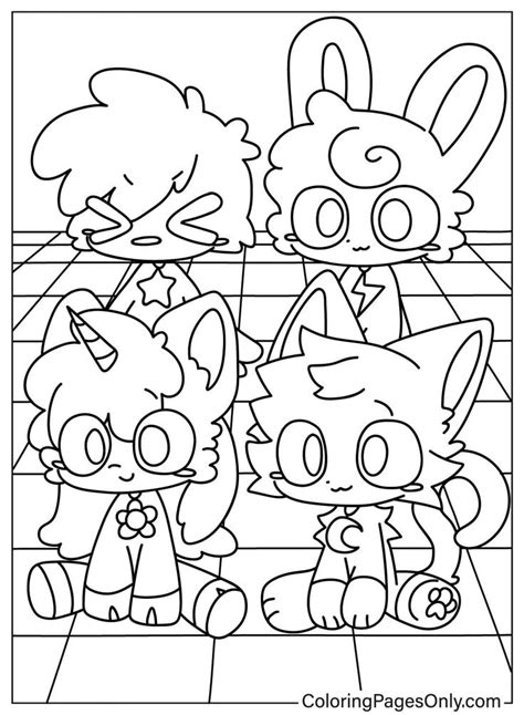 61 Free Printable Smiling Critters Coloring Pages in 2024 | Fnaf ...