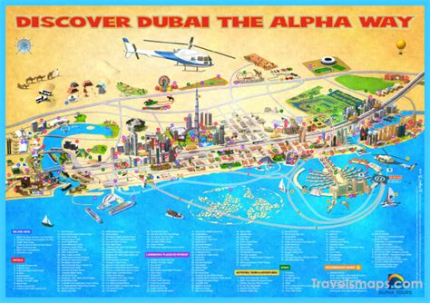 Map of Dubai - TravelsMaps.Com