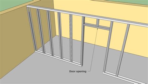 How to frame with metal studs | HowToSpecialist - How to Build, Step by Step DIY Plans