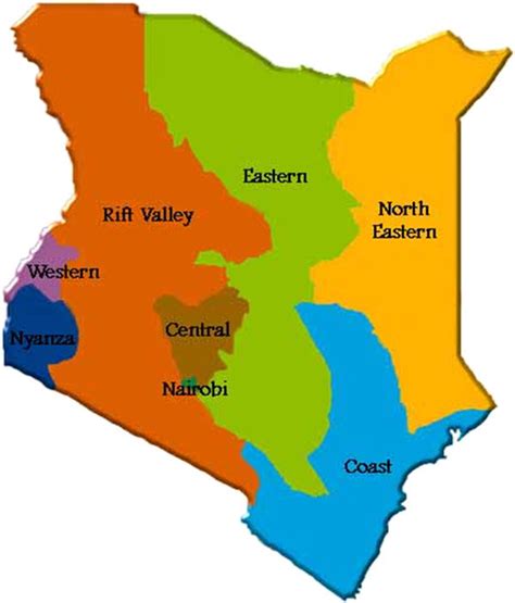 Map of Kenya - Country Code Guide