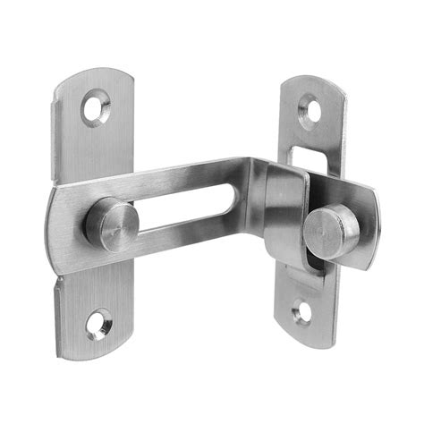 Buy LWZH Stainless Steel Sliding Door Lock Right Angle Slide Gate Latch ...