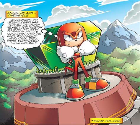 Image - Knuckles Guarding the Master Emerald.jpg | Sonic News Network | FANDOM powered by Wikia