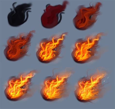 how to draw fire digitally - vandekampbakery