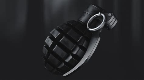 Hand Grenade 3D Logo Animation After Effects Template + Element 3D Model OBJ – Quince Creative