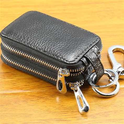 WestCreek’s Brand New Genuine Leather Double Zipper Keychain Wallets | Willie's Wallets