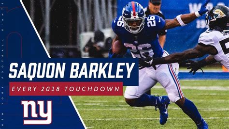 Saquon Barkley Highlights | Every Touchdown From His Rookie Year - YouTube