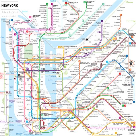 New York City Transit Subway Map: Your Ultimate Guide In 2023 - World ...