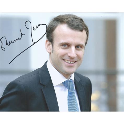 Emmanuel MACRON Autograph