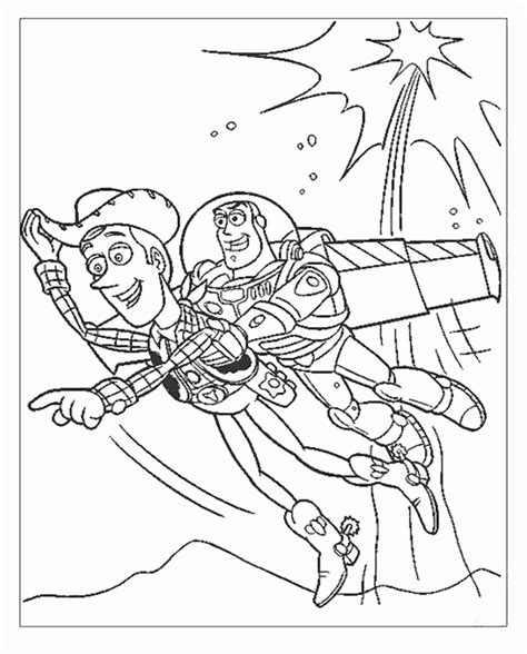 Buzz And Woody Coloring Pages - Coloring Home