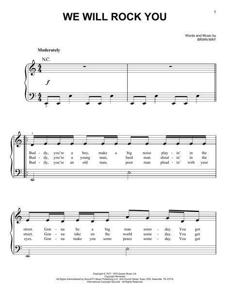 We Will Rock You | Sheet Music Direct