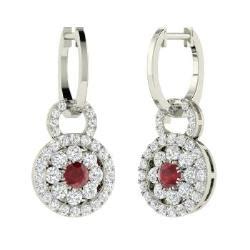 Platinum Earrings For Women | Diamondere