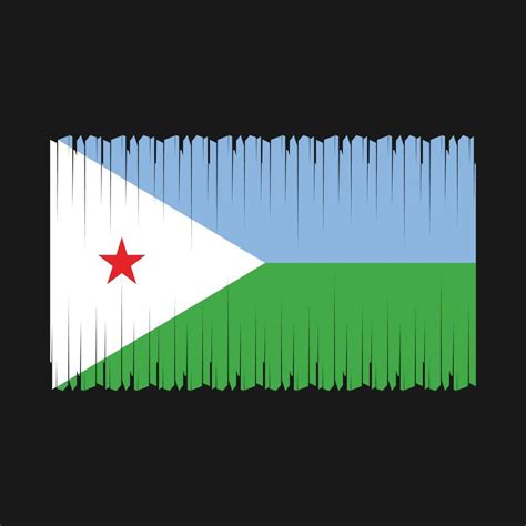 Djibouti Flag Vector Illustration 21692693 Vector Art at Vecteezy