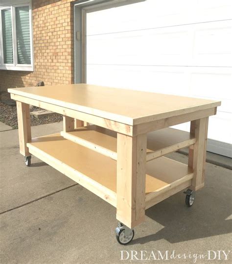 How to Build the Ultimate DIY Garage Workbench - FREE Plans | Workbench plans diy, Garage work ...