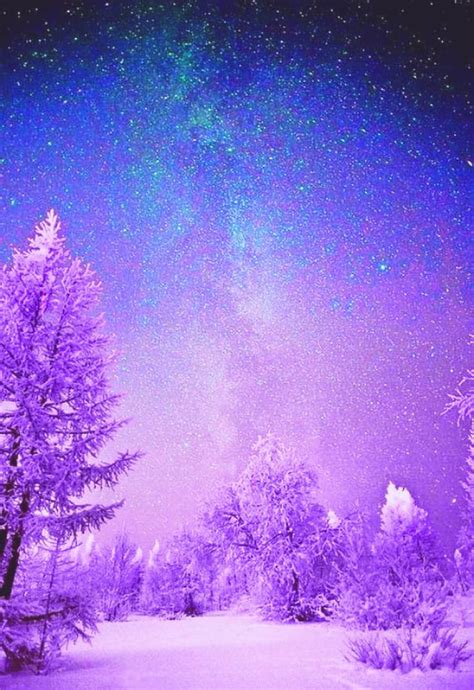 Purple lavender clouds navy blue winter in 2021, purple winter trees HD phone wallpaper | Pxfuel