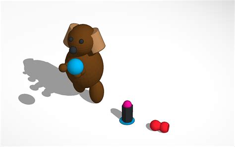 3D design dog on | Tinkercad