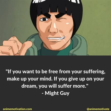 16+ Might Guy Quotes For Fans Of The Naruto Series!