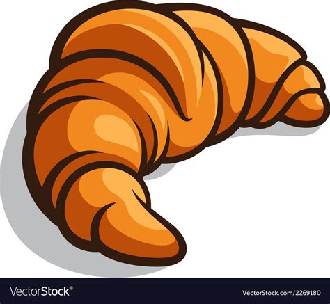 Croissant Royalty Free Vector Image - VectorStock