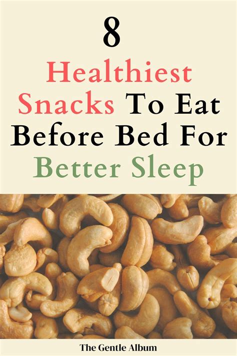 8 Healthiest Snacks To Eat Before Bed For Better Sleep | Healthy snacks ...