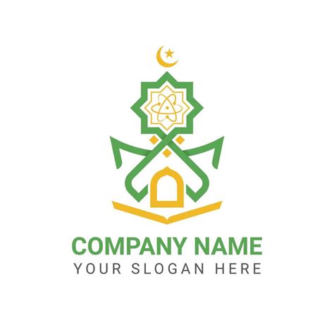 modern islamic university logo mosque logo template 8601106 Vector Art at Vecteezy