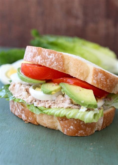 Egg Avocado Tuna Sandwich - Julie's Eats & Treats